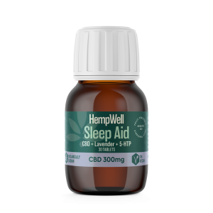 Sleep Aid CBD Tablets – 300mg CBD with 5-HTP and Lavender (30 Tablets)