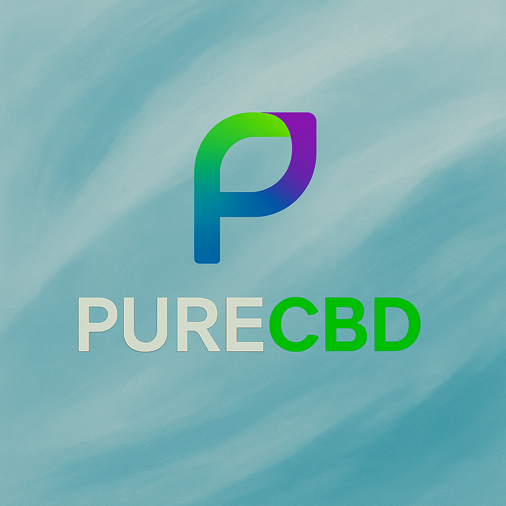 Shop PureCBD oils UK for anxiety relief - official logo
