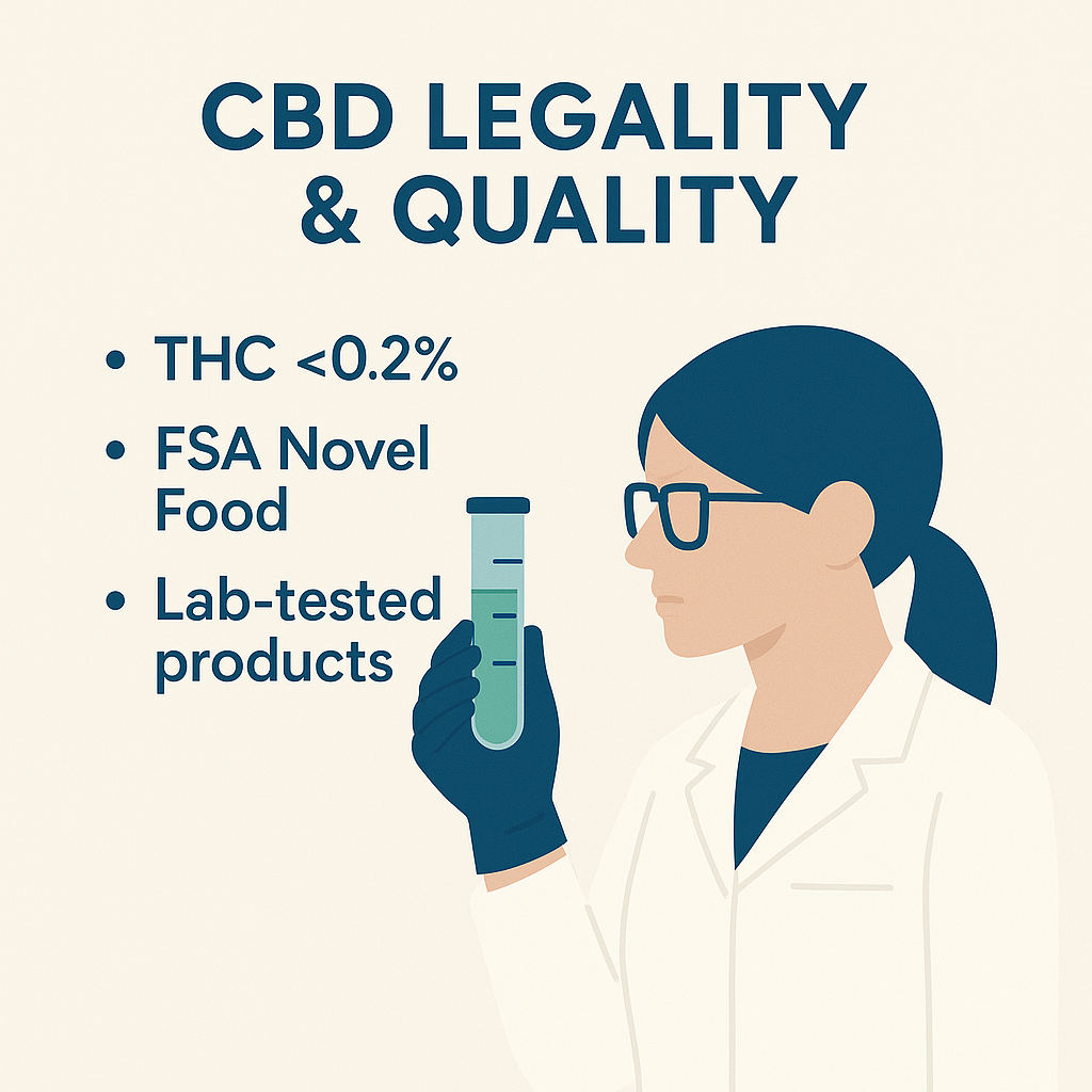 Lab-tested CBD for anxiety UK - quality and safety standards